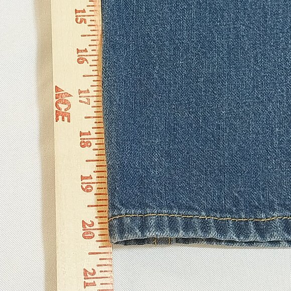 Arizona Jean Co Boys Size 8 Reg Relaxed Straight Blue Jeans - Picture 10 of 16